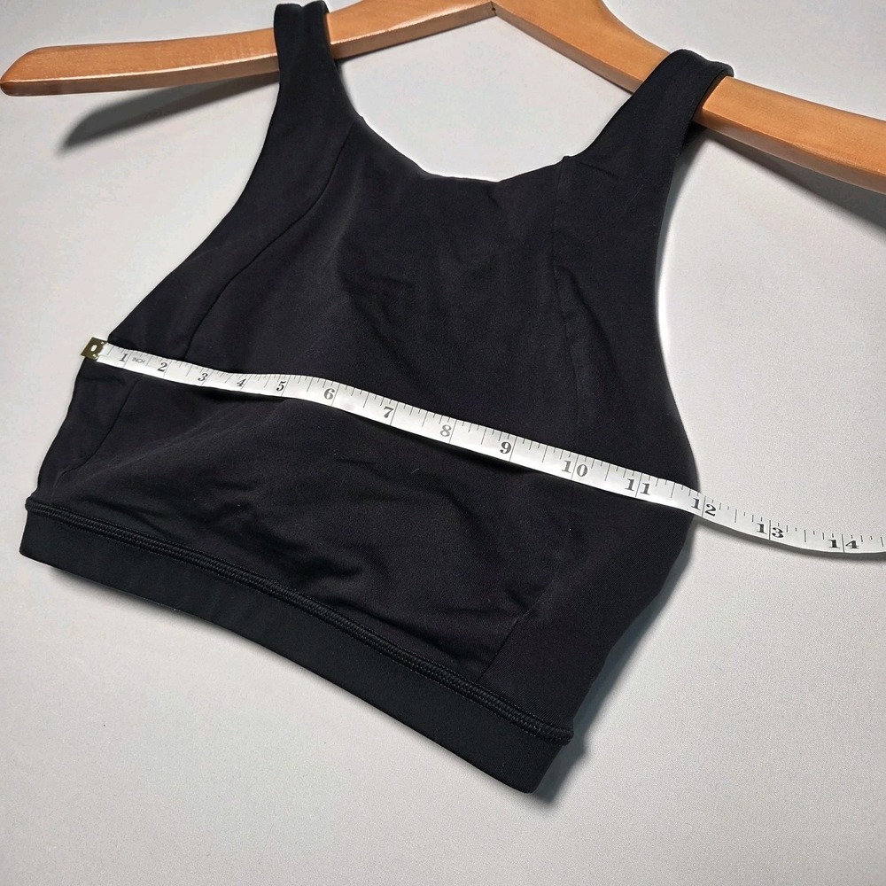 Lululemon Free‎ To Be Serene Bra *High Neck Black SIZE 6 No Padding - Picture 7 of 8